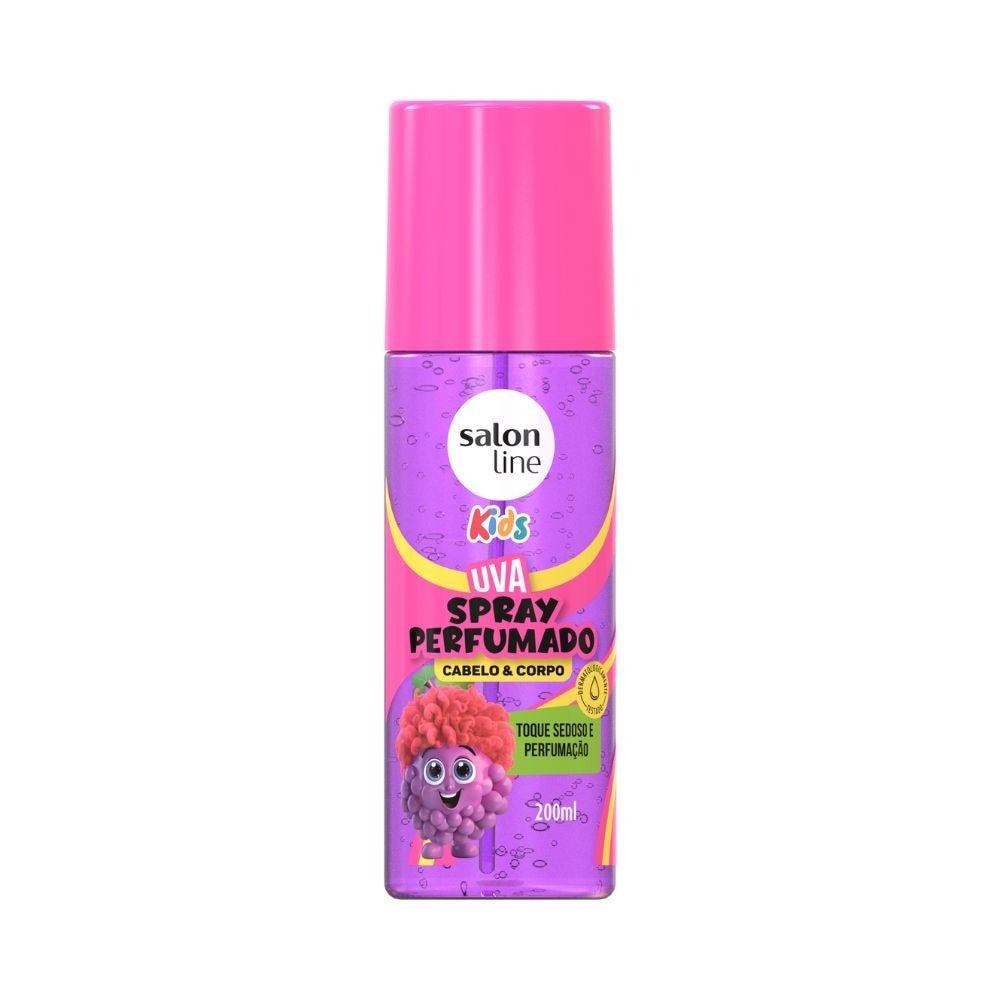 Spray Perfumado Kids Uva Salon Line 200ml 1 Spray Perfumado Kids Uva Salon Line 200ml