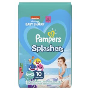 Fralda Pampers Splashers Baby Shark Nadar