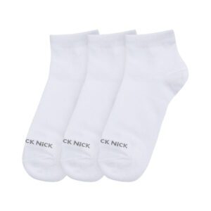 Meias Cano Curto Branco Trick Nick (3 Pares)