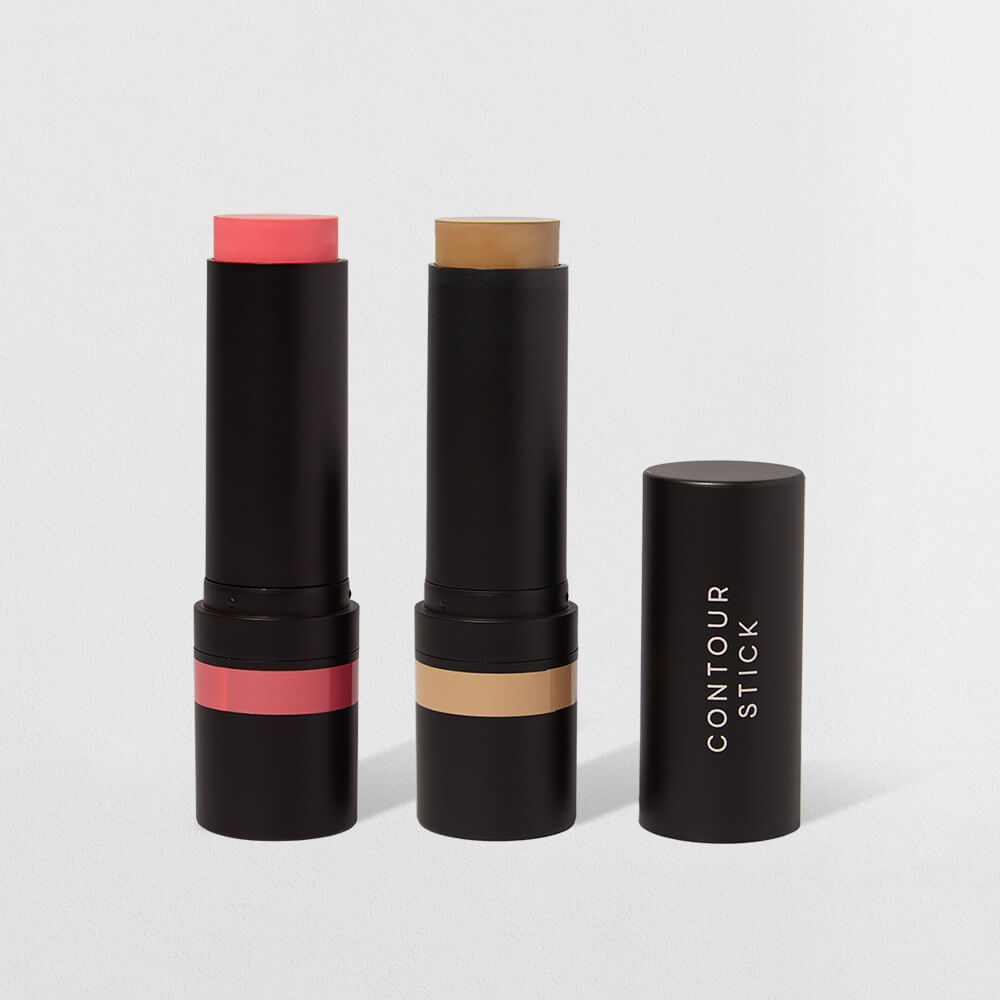 Kit Blush e Contorno Oc?ane Edition 1 Kit Blush em Bastão Rosa Claro + Contorno em Bastão Marrom Claro Océane Edition (2 Produtos)
