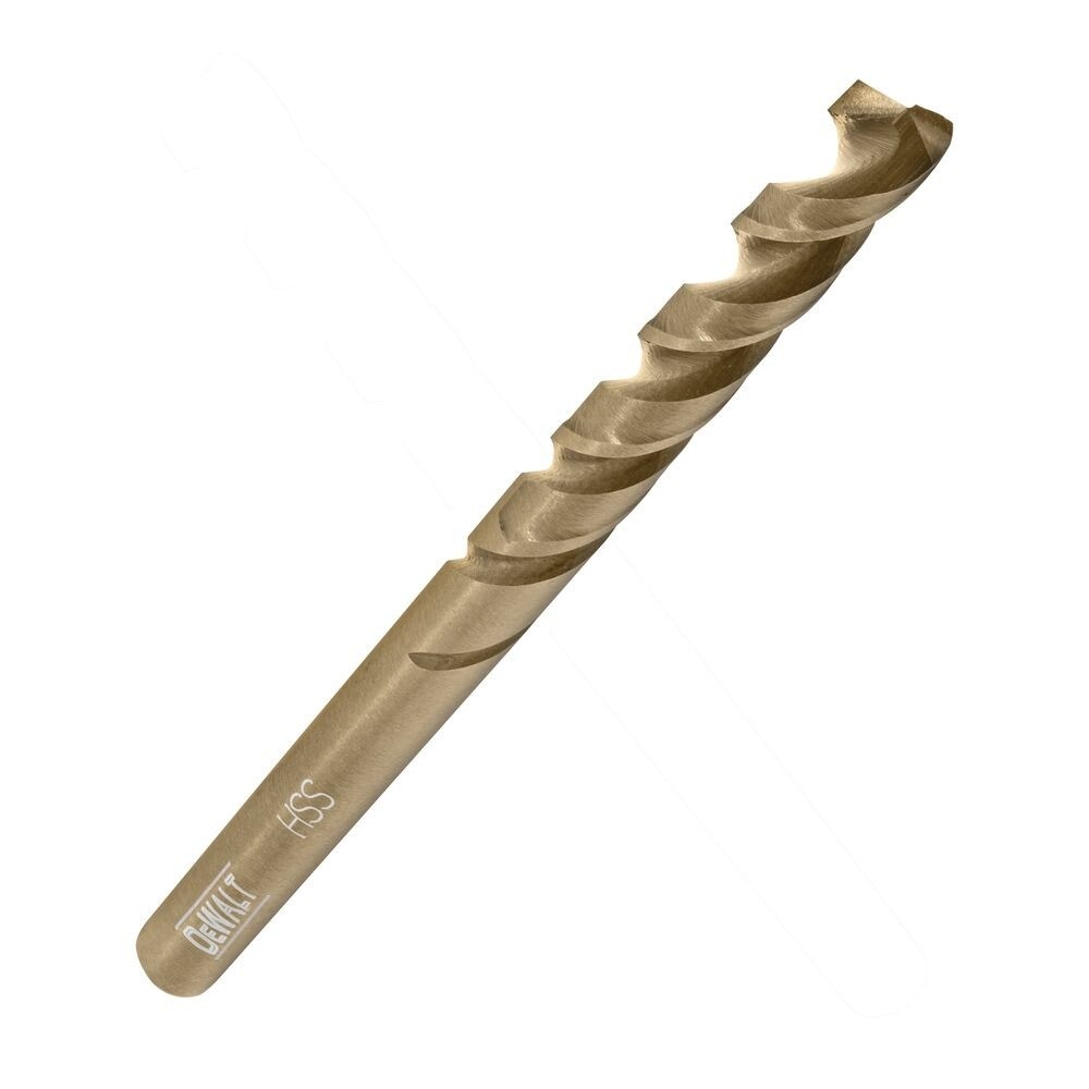 Broca A?o R?pido Metal 4,5mm Dewalt 1 Broca de aço rápido para metal 4,50 mm - Gold Ferrous