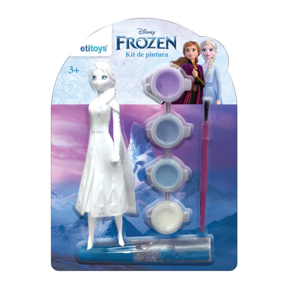Kit Pintura Frozen 4 Pe?as Etitoys 1 Kit Pintura Frozen 4 Peças Etitoys