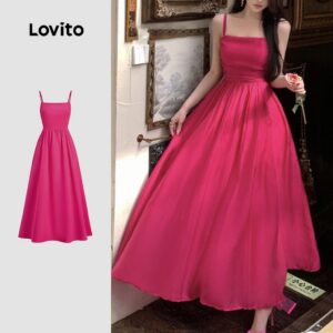Vestido Elegante Zíper Vermelho Rosado