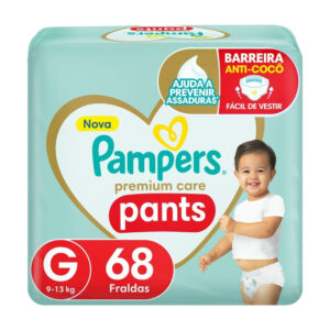 Pampers Premium Care Pants - 68 Unidades