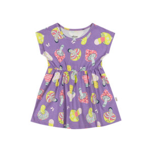 Vestido Bebê Menina Cogumelos Elian