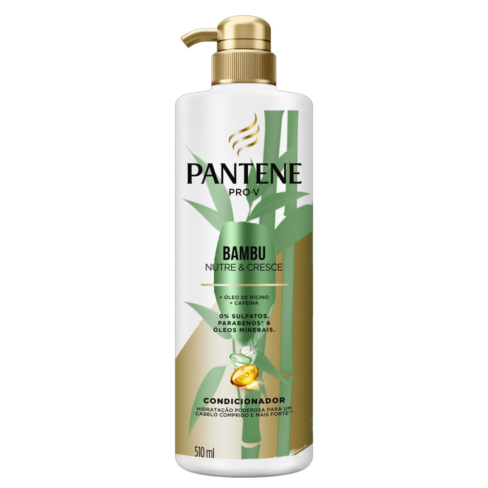 Condicionador Pantene Bambu Nutre Cresce 1 Condicionador Pantene Pro-V Bambu Nutre & Cresce 510ml