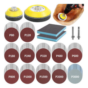 Conjunto Lixas 3" 120 Unidades - Abrasivos