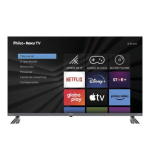 Smart TV 40” Philco Roku LED Dolby Áudio