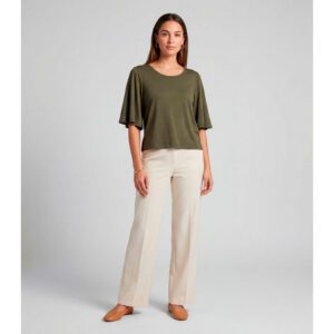 Blusa Feminina Manga Godê Verde