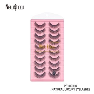 Cílios de Gato 3D Reutilizáveis Faux Mink