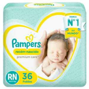 Fralda Pampers RN Recém-Nascido 36 Unidades