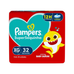 Fralda Pampers Supersequinha XG 32 Unidades