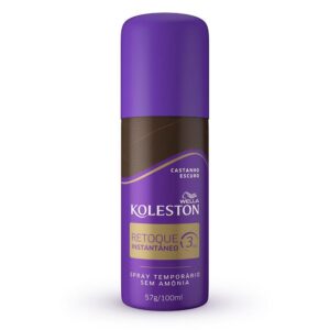 Retoque Instantâneo Koleston Spray Castanho Escuro 100ml