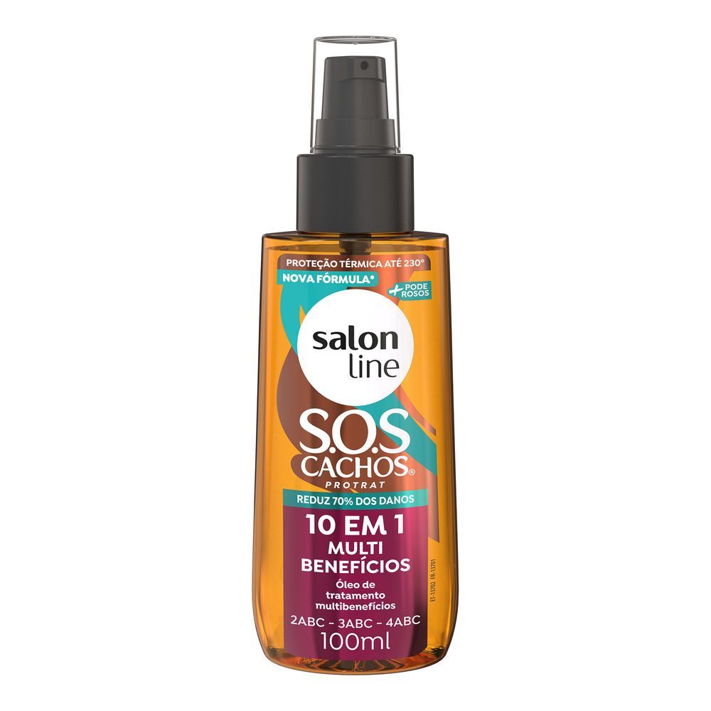 Óleo Capilar Salon Line Sos 10 Em1 1 Óleo Capilar Salon Line Sos 10Em1 Multibenefícios 100ml