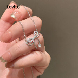 Colar de Prata Lovito LCS31A187 - Elegância