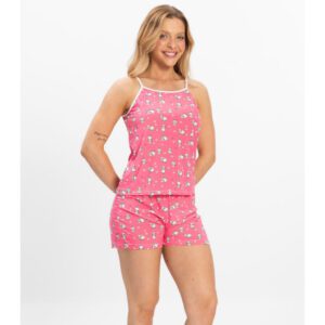 Short de Liganete Bella Ana Rosa Feminino