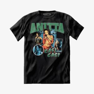 Camiseta Anitta Casi Casi Preta