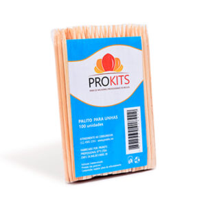 Palito para Unhas Prokits com 100 Unidades