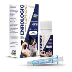 Enrologic Suspensão 20ml Oral Palatável para Cães e Gatos