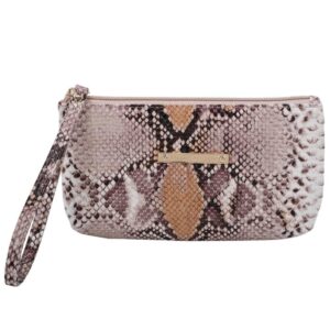 Carteira Fellipe Krein Estampa Cobra Marrom