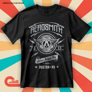 Smartwatch Zwear Zl66cj Bluetooth Prata 104 Camiseta Aerosmith Aero Force One Algodão Rock & Roll