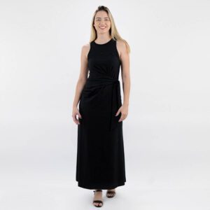 Vestido Colcci Preto Cinto Integrado Feminino