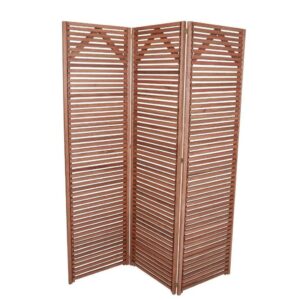 Biombo Madeira Maciça Nogueira 1,80m