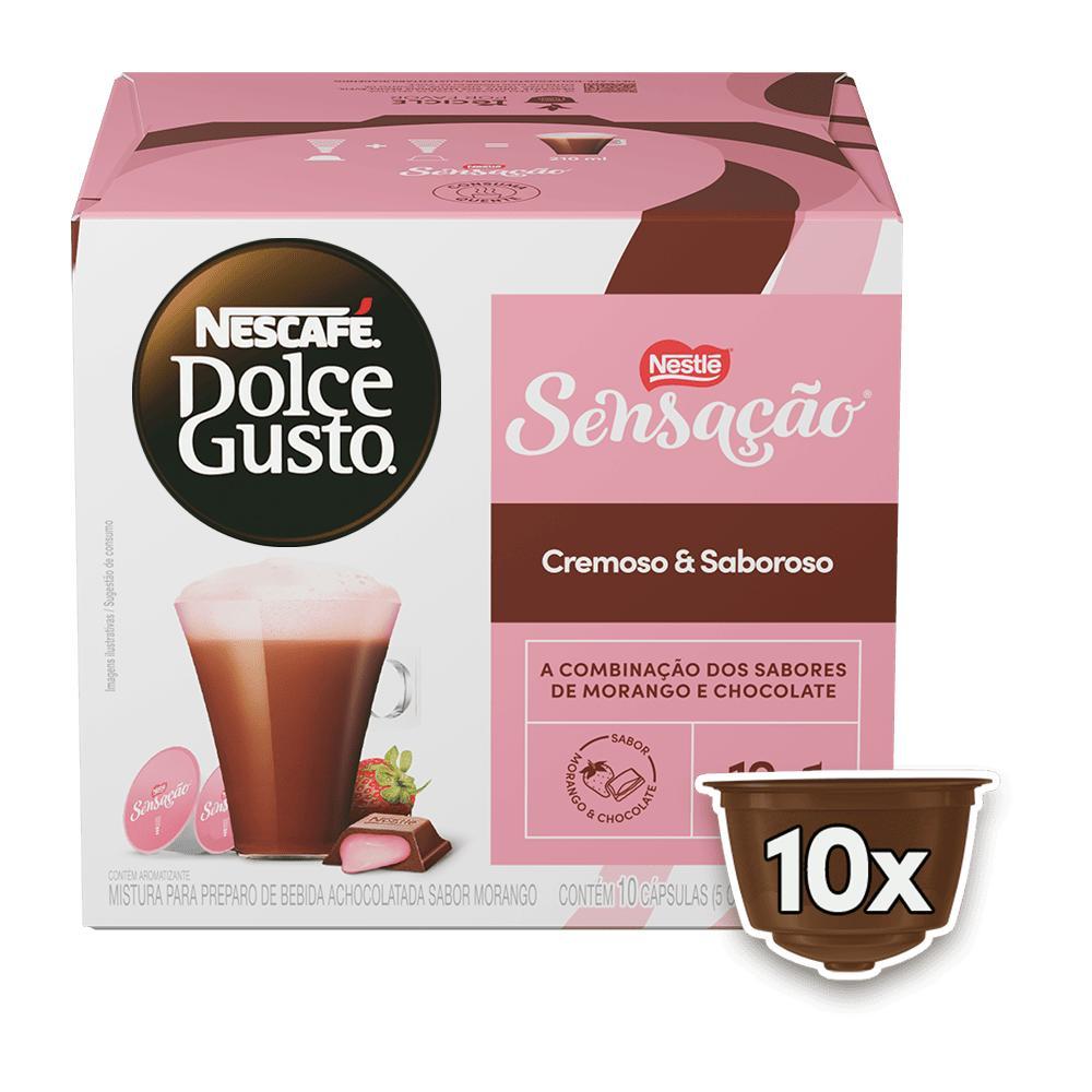 Nescaf? Dolce Gusto Sensa??o 10 C?psulas 1 NESCAFÉ DOLCE GUSTO Sensação 10 cápsulas