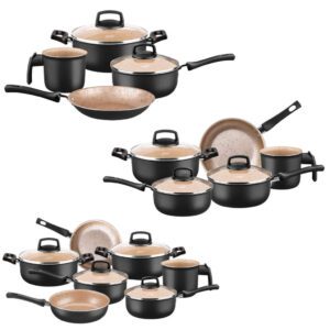 Conjunto Panelas Antiaderente Safira MTA 4/5/7 Peças