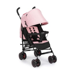 Carrinho de Bebê Rosa 3 Posições Guarda Chuva