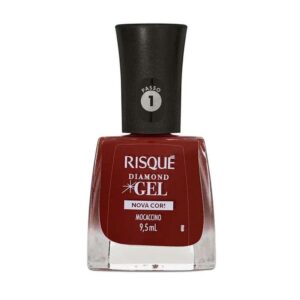 Esmalte Risqué Diamond Gel Nova Cor! Mocaccino 9,5ml