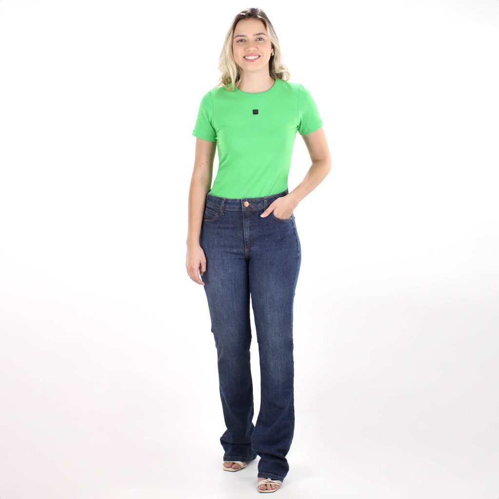 Cal?a Jeans Reta Azul Indigo Colcci Feminina 1 Calça Jeans Reta Azul Indigo Colcci Feminina