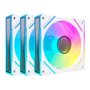 Kit 3 Ventoinhas RGB Acegeek 120mm ARGB