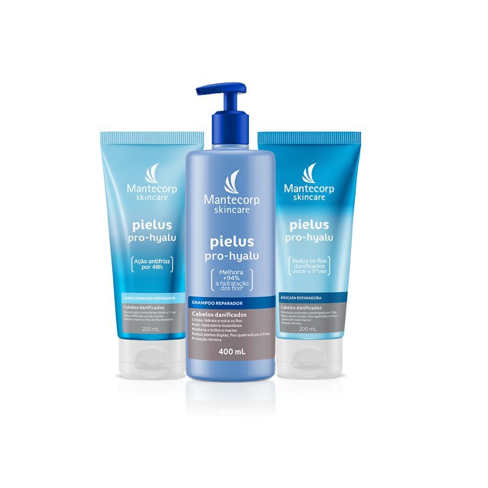 Kit Pielus Pro-Hyalu Trio - Cabelo Reparador 1 Kit Pielus Pro-Hyalu Trio