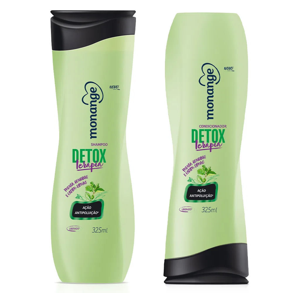 Condicionador Monange Detox Terapia 325ml 1 Kit 1 Condicionador Monange Detox Terapia 325ml