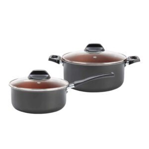 Kit Panela Caçarola Brinox Topázio 1,9L Antiaderente