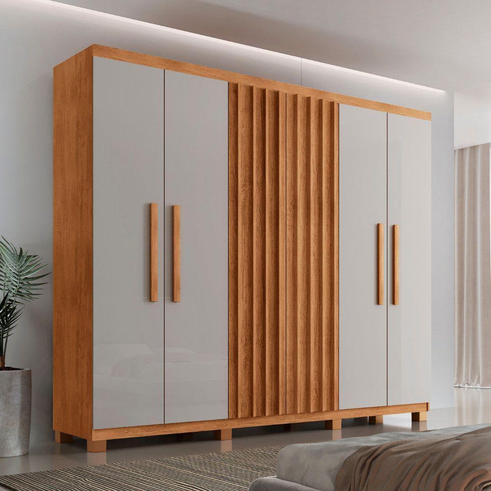 Guarda Roupa Casal Roma MDF 6 Portas 1 Guarda Roupa Casal Roma MDF 6 Portas