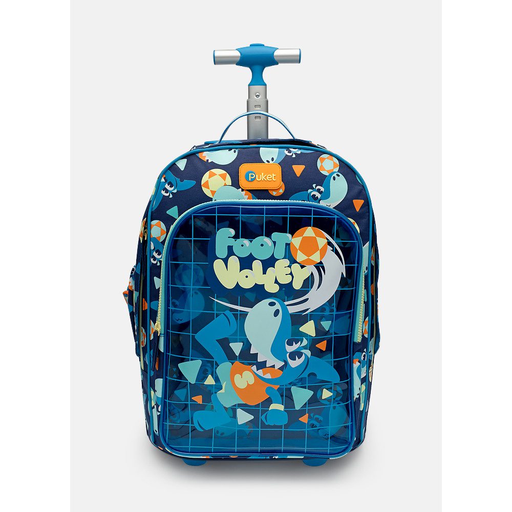 Mochila Rodinhas Infantil Escolar Tubar?o Marinho 1 Mochila Rodinhas Infantil Escolar Tubarão Marinho