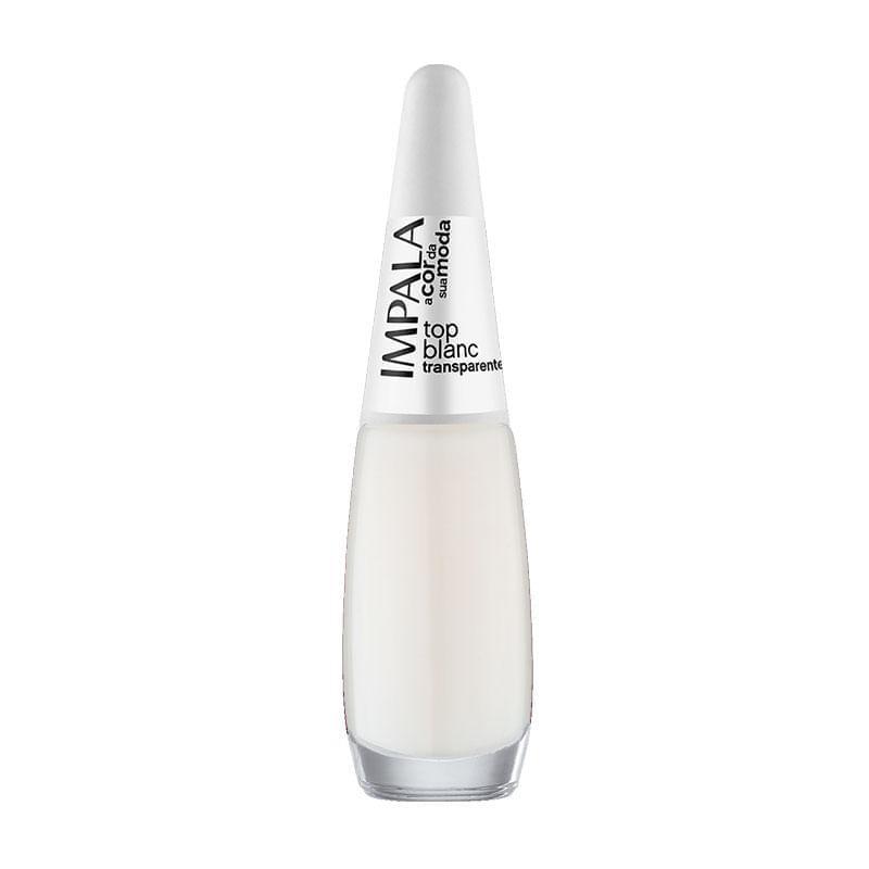 Esmalte Transparente Impala Top Blanc 7,5ml 1 Esmalte Transparente Impala A Cor da Sua Moda Top Blanc 7,5ml