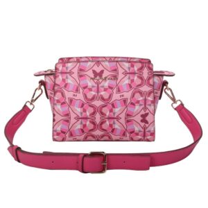 Bolsa Tiracolo Butterfly Rosa Fellipe Krein