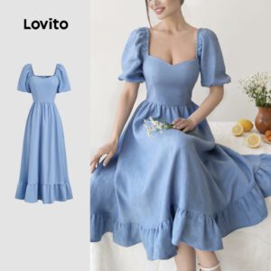 Vestido Casual Plissado de Verão Feminino