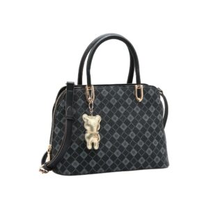 Bolsa Feminina Monograma Dourado