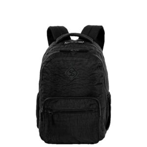 Mochila Sestini College Crinkle 3 Preto