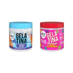 Kit Gelatinas Definição Natural e Cachos Ostentação #todecacho 550g
