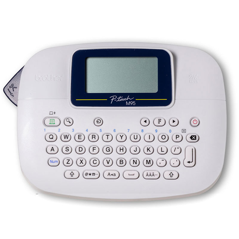 Rotulador Eletr?nico PTM95WT Brother - 12mm 1 Rotulador eletrônico Branco PTM95WT Brother