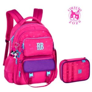 Mochila Clio Rebecca Bonbon Infantil Rosa