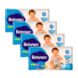 Fralda Babysec Ultrasec Tamanho G - 32 Unidades