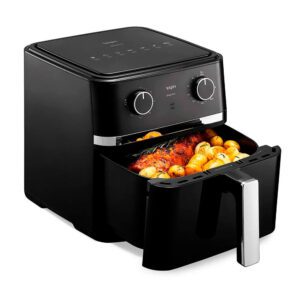 Fritadeira Air Fryer Elgin 8L 1.900W Preta