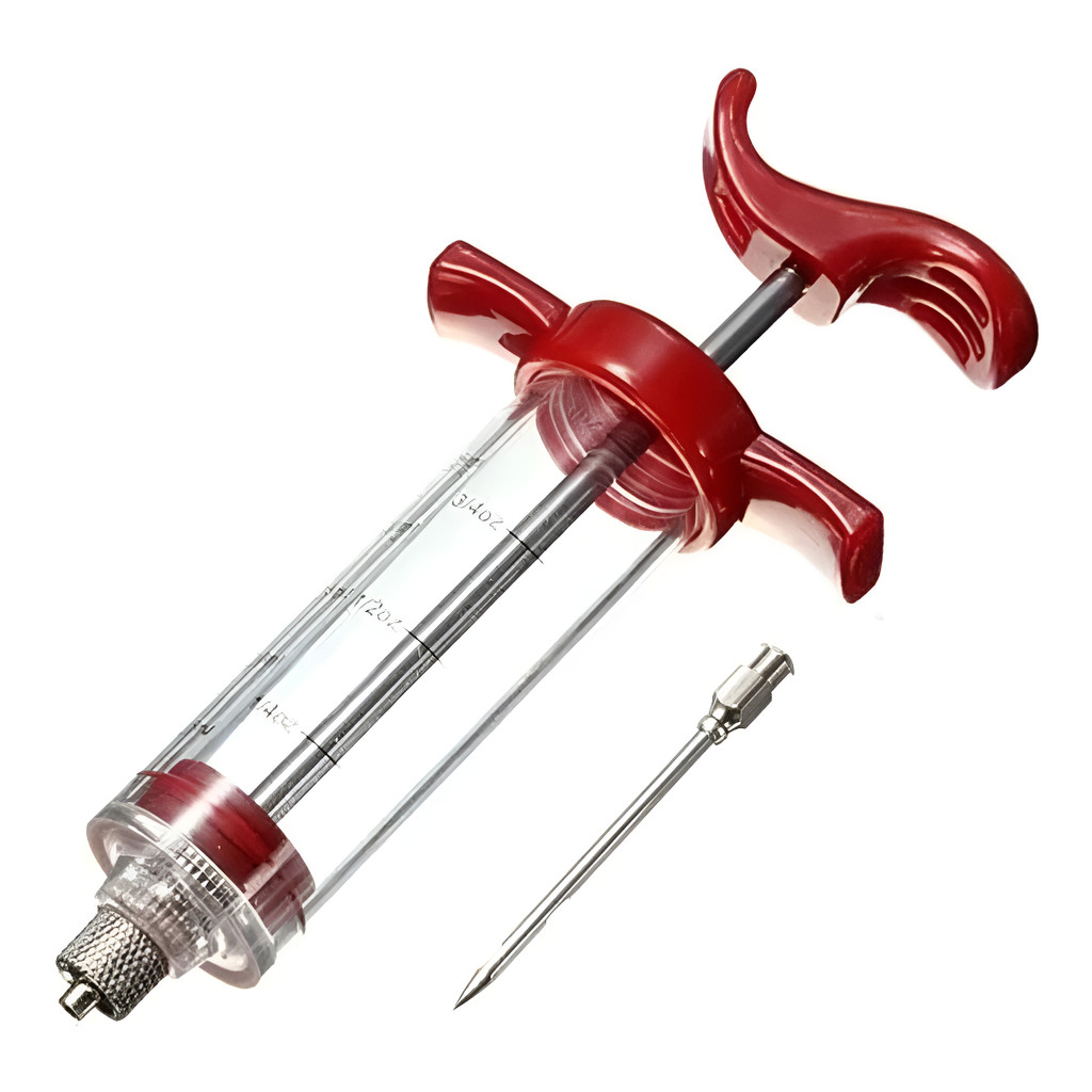 Seringa de Temperos Injetora Higi?nica Carnes Frango 30ml 1 Seringa De Temperos Injetora Higiênica Carnes Frango 30ml