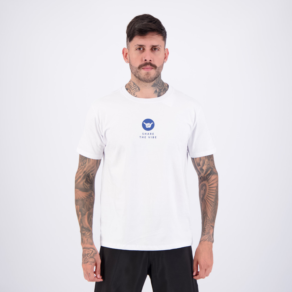 Camiseta Hang Loose Offshore Branca Masculina 1 Camiseta Hang Loose Offshore Branca
